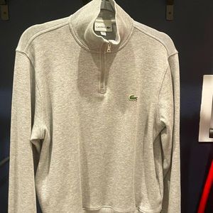 Brand new Lacoste half zip turtle neck